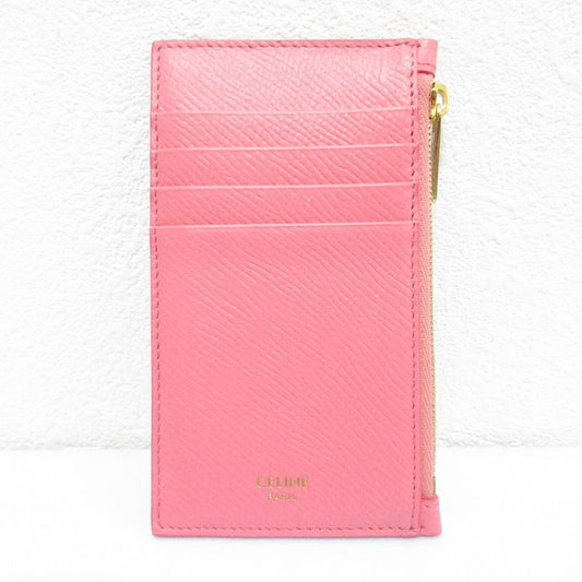 Celine Fragment Case Card Case Wallet Pink Ladies Used
