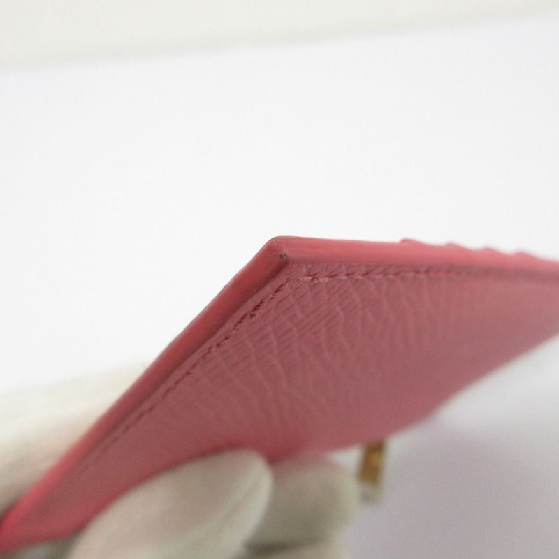 Celine Fragment Case Card Case Wallet Pink Ladies Used