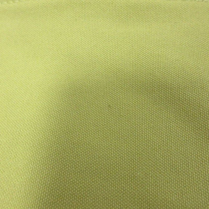 Hermes Bora Canvas Pouch Yellow Green Women Used