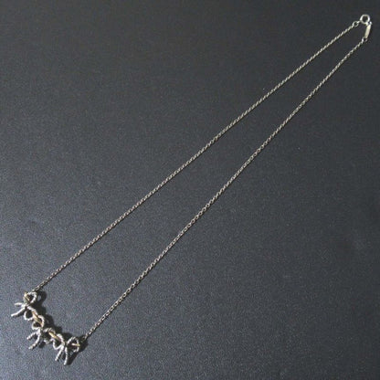 Tiffany & Co Tiffany & Co Triple Ribbon Necklace 925sv×750 Silver×gold Ladies