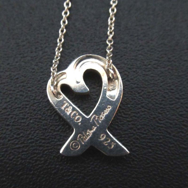 Tiffany & Co Tiffany & Co Paloma Picasso Loving Heart Necklace Pendant Silver