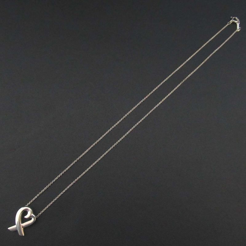 Tiffany & Co Tiffany & Co Paloma Picasso Loving Heart Necklace Pendant Silver