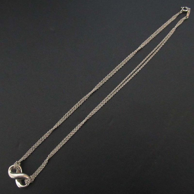 Tiffany & Co Tiffany & Co Infinity Necklace 925sv Silver Ladies Secondhand Used