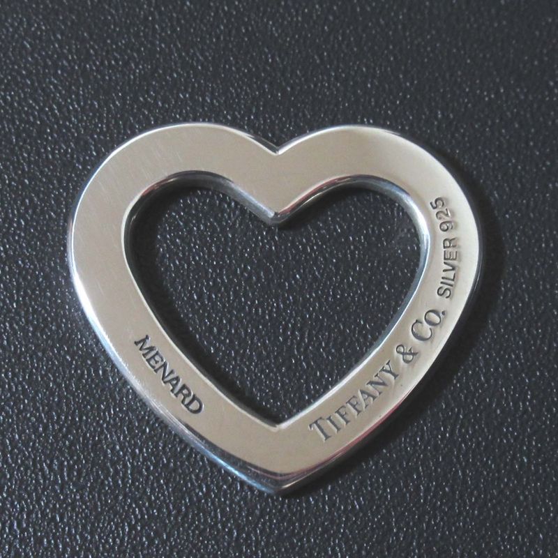 Tiffany & Co Tiffany & Co Menard Heart Motif Necklace Pendant Top 925sv Silver