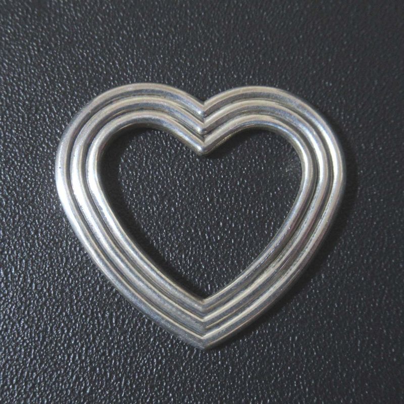 Tiffany & Co Tiffany & Co Menard Heart Motif Necklace Pendant Top 925sv Silver