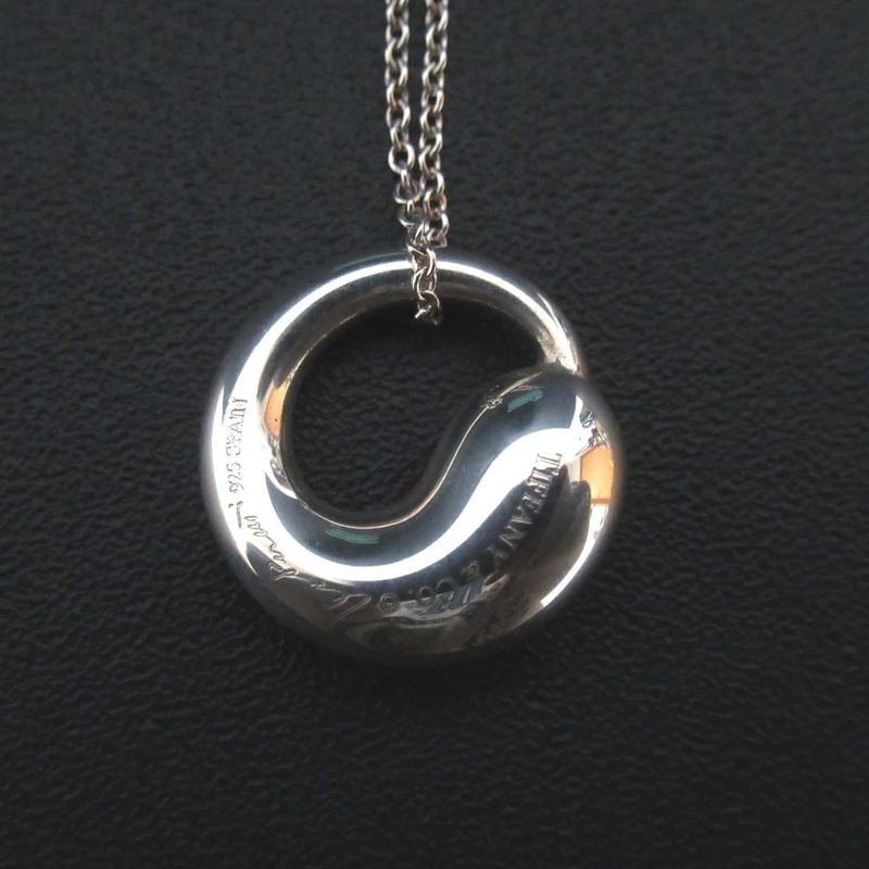 Tiffany & Co Tiffany & Co Elsa Peretti Eternal Circle Necklace Pendant 925sv