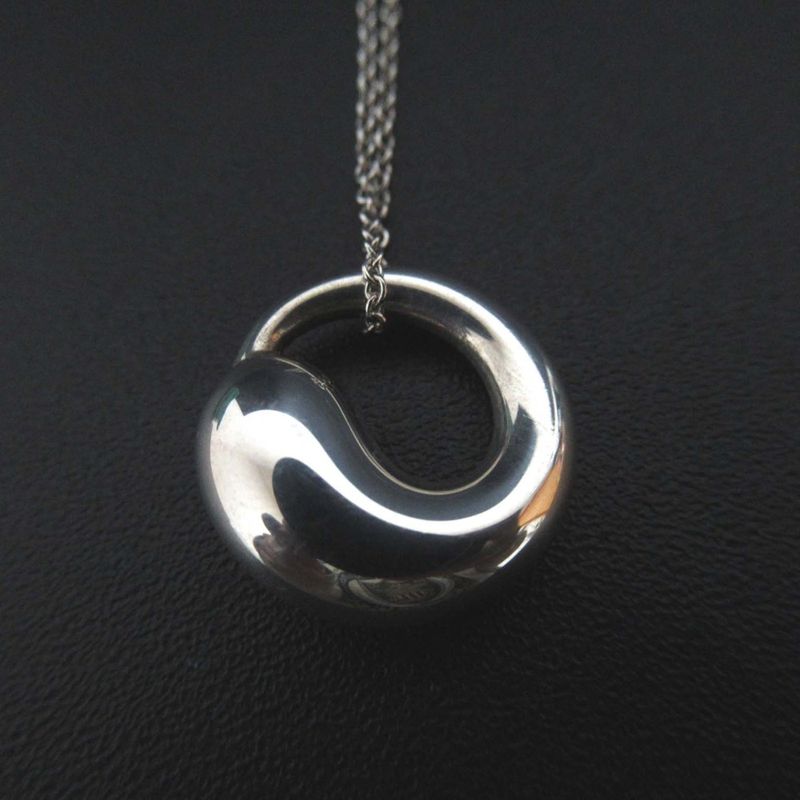 Tiffany & Co Tiffany & Co Elsa Peretti Eternal Circle Necklace Pendant 925sv
