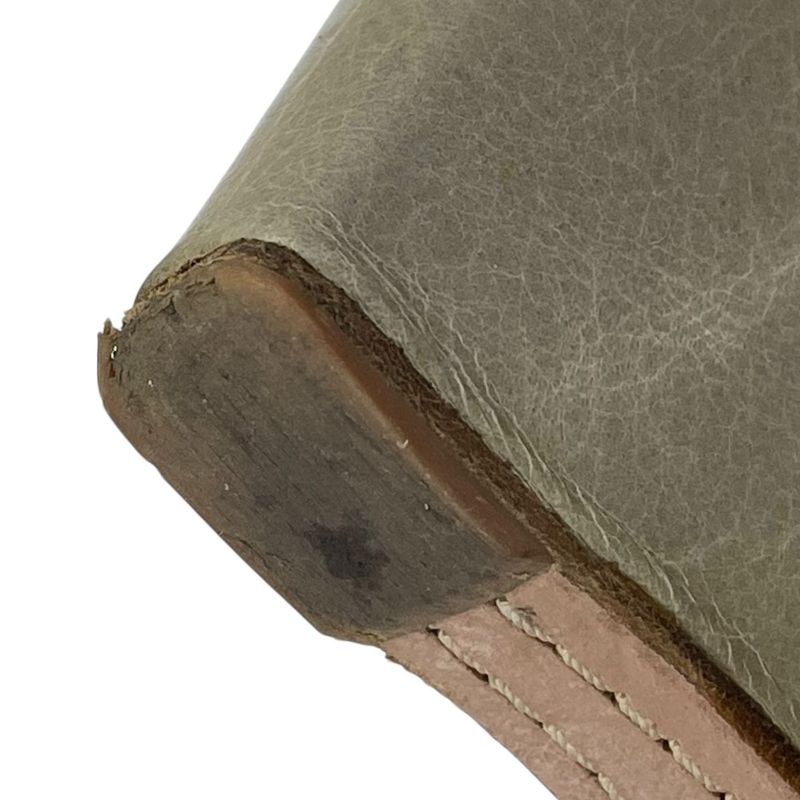 Good Prada Cross Design Square Toe Wedge Sole Sandals 38 25cm (9.84in) Equivalen