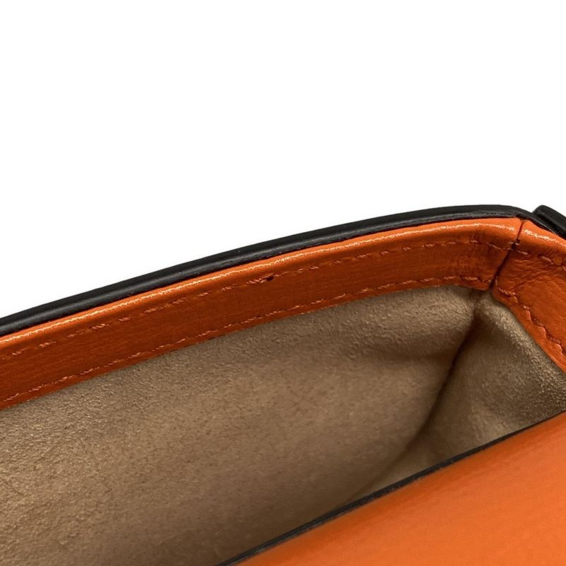 Gucci Shoulder Bag Horsebit 1955 Mini Bag 726863 Orange Leather