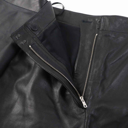 Christian DIOR 045p45al015 Lambleather 100% Silk Wrap Shorts With CD Buckle