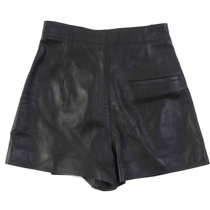 Christian DIOR 045p45al015 Lambleather 100% Silk Wrap Shorts With CD Buckle