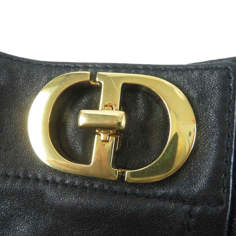 Christian DIOR 045p45al015 Lambleather 100% Silk Wrap Shorts With CD Buckle