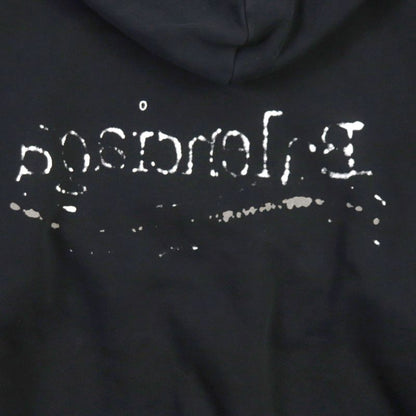 Balenciaga 23AW 739024 100% Cotton Damaged Logo Print Large Fit Pullover