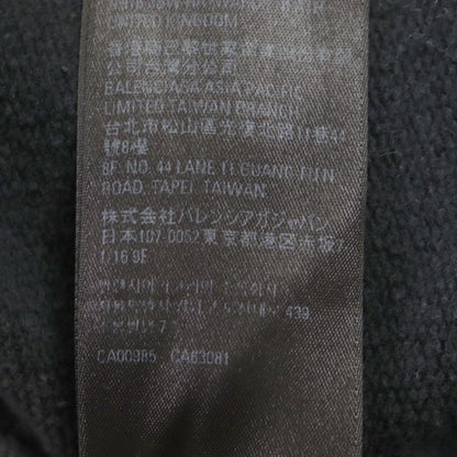 Balenciaga 22AW 674986 100% Cotton Logo Print Paint Crash Damaged Pullover