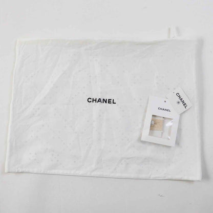 CHANEL 23S P75071 Cotton Polyamide Cropped Cardigan With Rhinestone Coco Mark