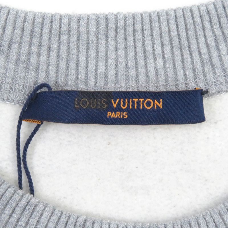 Louis Vuitton 21AW 1a972h Cotton Neon Workingman Sleeveless Sweatshirt Grey S