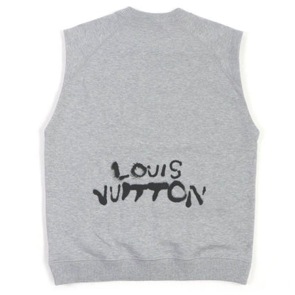 Louis Vuitton 21AW 1a972h Cotton Neon Workingman Sleeveless Sweatshirt Grey S