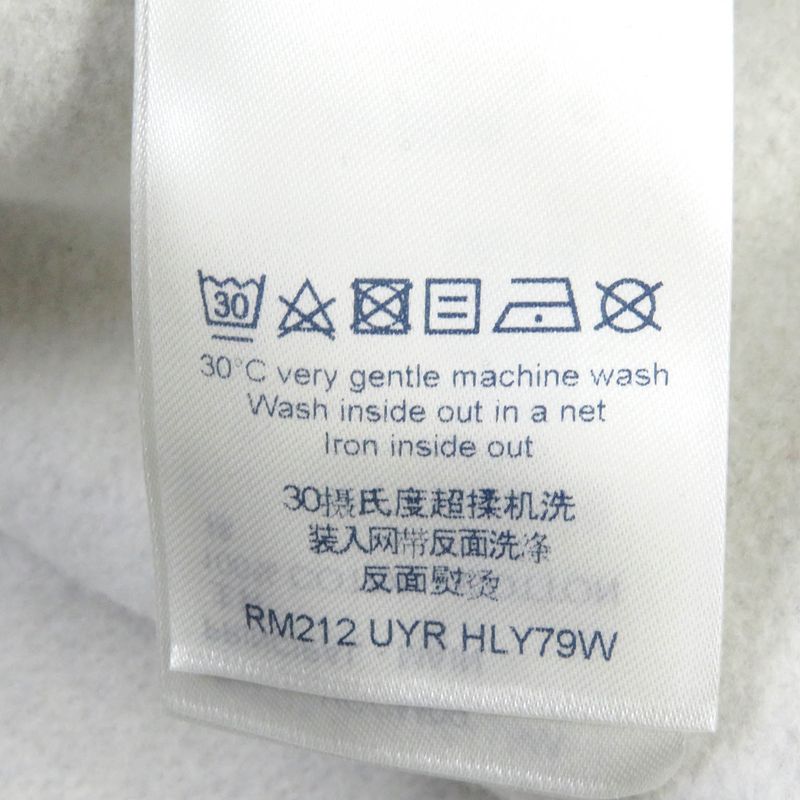 Louis Vuitton 21AW 1a972h Cotton Neon Workingman Sleeveless Sweatshirt Grey S