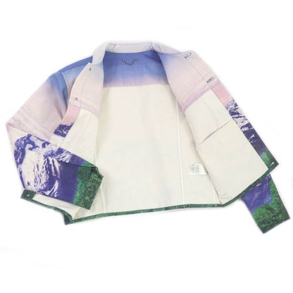 Louis Vuitton 22SS 1a9t10 Landscape Monogram Leather Patch Amen Break Denim