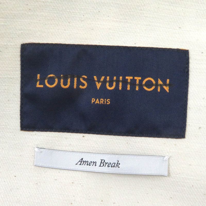 Louis Vuitton 22SS 1a9t10 Landscape Monogram Leather Patch Amen Break Denim