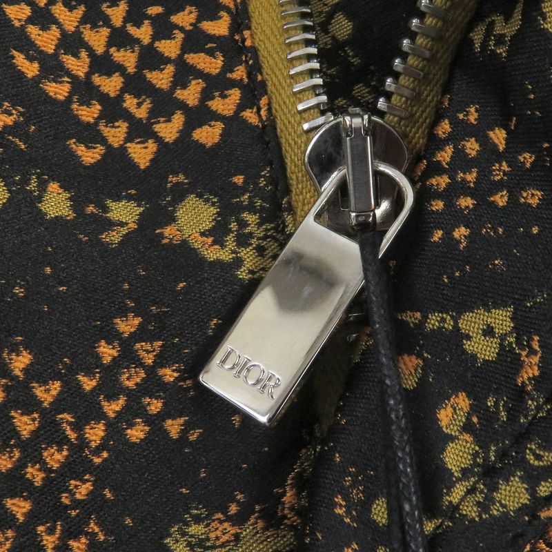 DIOR Homme 283c402b5540 Silk Blend Python Print Anorak Hoodie Blouson Jacket