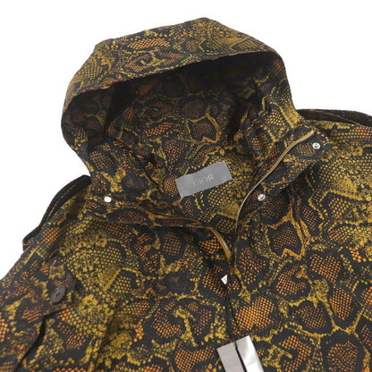 DIOR Homme 283c402b5540 Silk Blend Python Print Anorak Hoodie Blouson Jacket