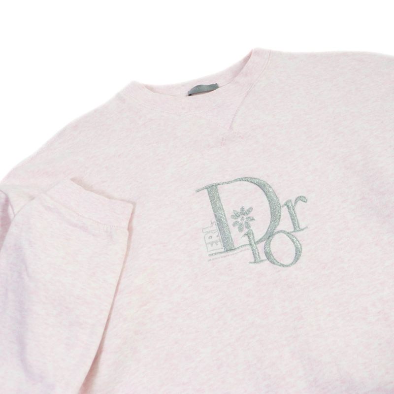 DIOR×erl DIOR Homme×erl 23SS 313j674a0815 Cotton Fleece Oversized Sweatshirt