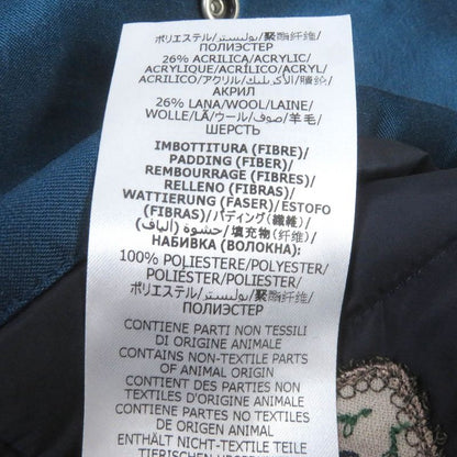 Gucci 645702 Interlocking G Patch Cotton Filled Coach Jacket Blouson Bomber