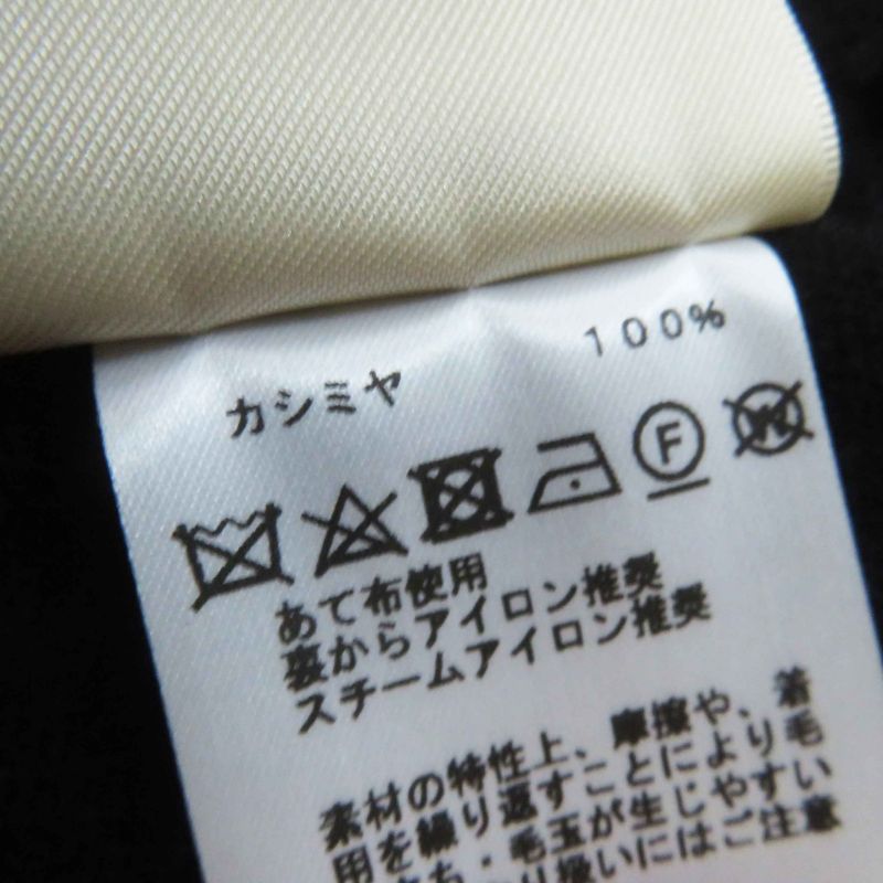 Hermes 24SS 4e2604d1 100% Cashmere H Lift Long Sleeve Knit Pullover Black 42