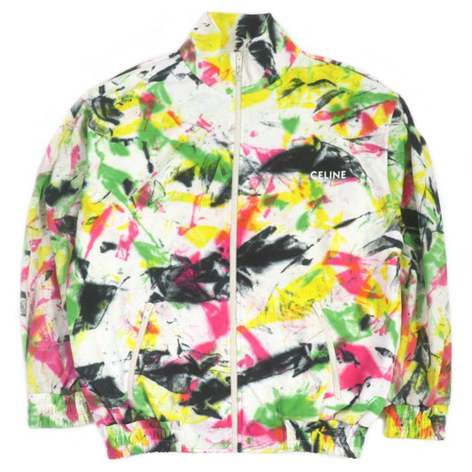 Celine 2y671383q Triomphe Zip Paint Design Track Jacket Jersey Multicolor S