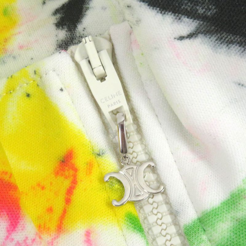 Celine 2y671383q Triomphe Zip Paint Design Track Jacket Jersey Multicolor S