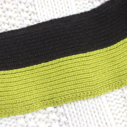  Hermes 22AW Wool Cashmere York Torsado Turtleneck Knit Sweater White S With