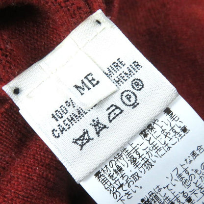 Hermes 100% Cashmere Cadenas Zip Cardigan Turtleneck Sleeveless Knit Ensemble