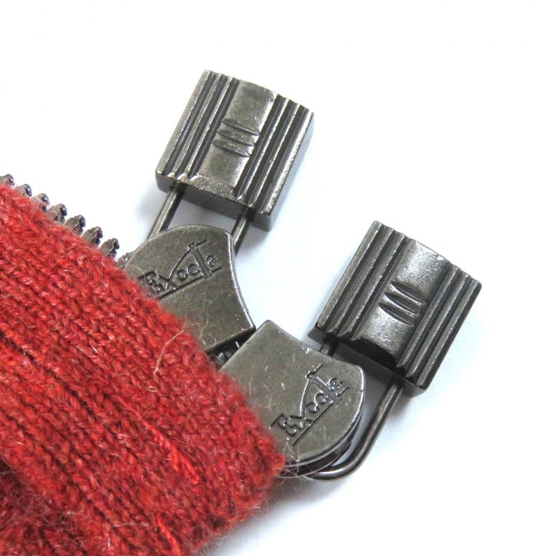 Hermes 100% Cashmere Cadenas Zip Cardigan Turtleneck Sleeveless Knit Ensemble