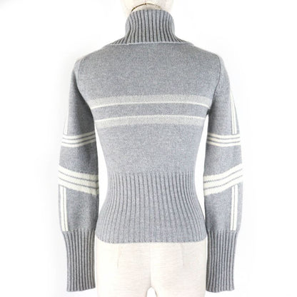 Christian DIOR 244s77cm (30.31in)134 Alps Wool Cashmere Star Logo Stand Collar