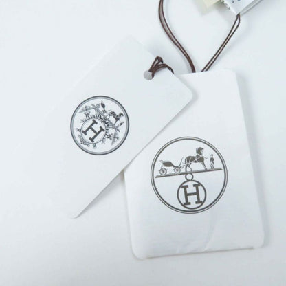 Hermes 22SS 2e2808dn Silk Rayon Twill Raine Tattersall Zigzag Knit Blue 38