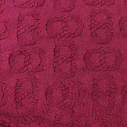 Hermes 23SS 3e2614d3 Silk Cotton Chaine D'ancre Knit Pullover Bordeaux 38 Made