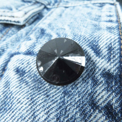 Louis Vuitton 24SS 1afepi Velvet Accent Denim Jacket Blue 36 Made In Italy