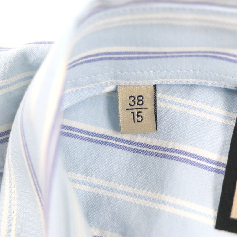  Gucci 22AW 703396 GG Embroidered Striped Pattern Logo Button Long Sleeve Long