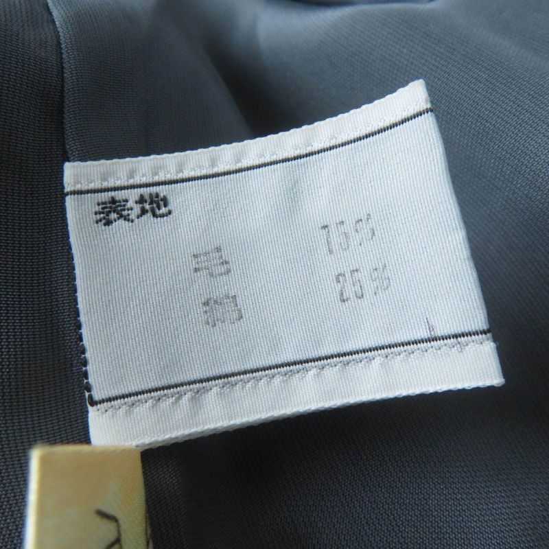 Christian DIOR Vintage Wool Cotton Allover Design Long Sleeve Dress Purple 7