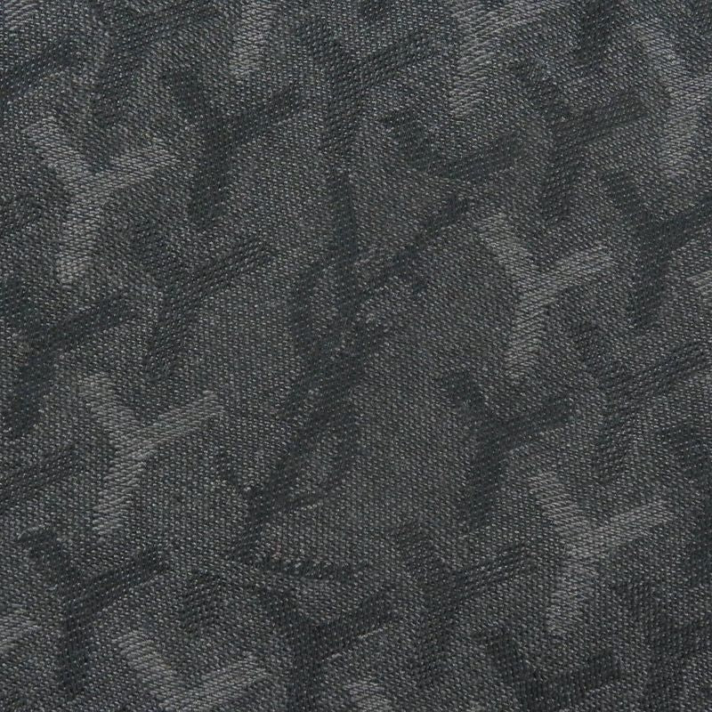 Saint Laurent Paris Cashmere Silk Stefano Virati Period Logo Fringe Scarf Black