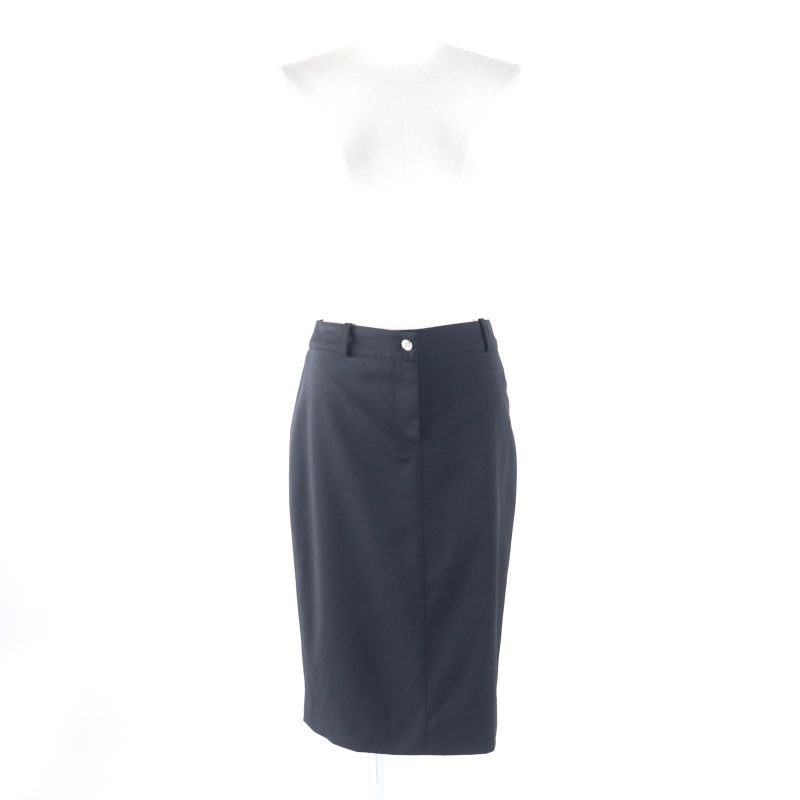 Christian DIOR Vintage 2004 4h12033422 Galliano Period Knee-length Wool Skirt