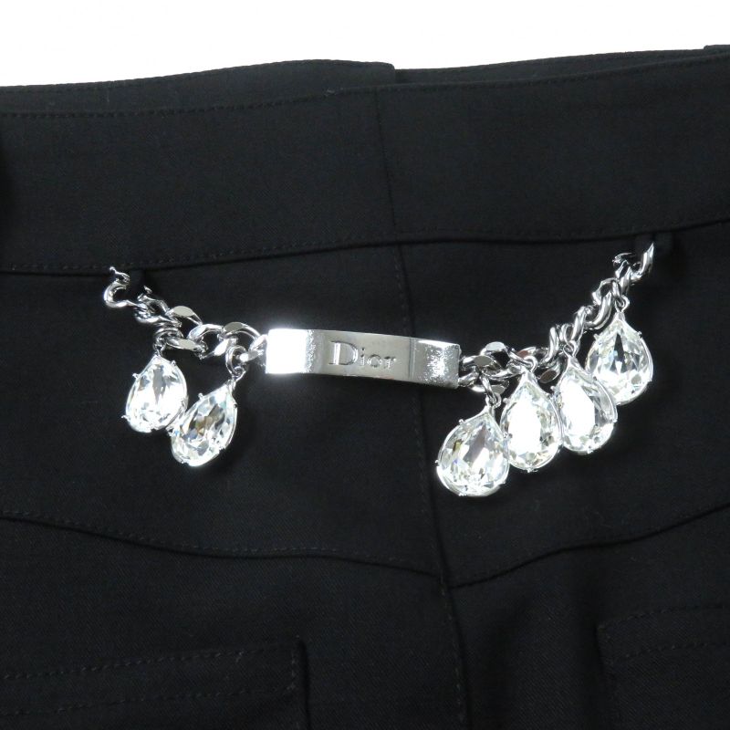 Christian DIOR Vintage 2004 4h12033422 Galliano Period Knee-length Wool Skirt