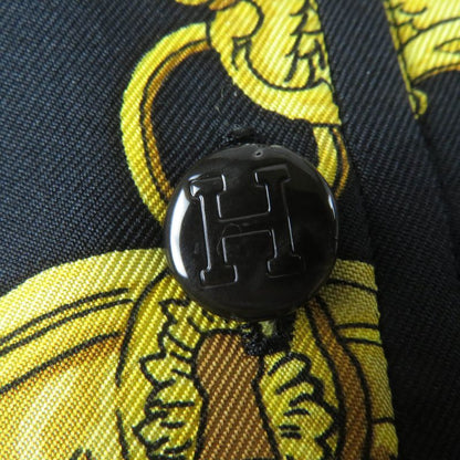 Hermes Vintage LES CLES THE KEYS RARE Silk Cashmere Blend Twill Raine Long