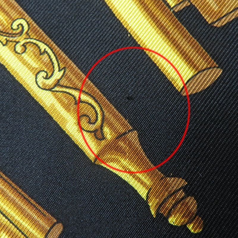 Hermes Vintage LES CLES THE KEYS RARE Silk Cashmere Blend Twill Raine Long