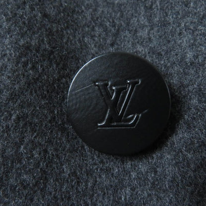 Louis Vuitton Wool Cashmere Blend Lamb Leather Trim Lined Monogram With Belt