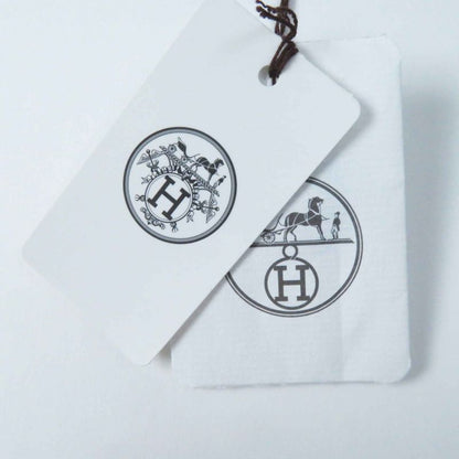 Hermes 24SS 4e2623d3 Wool Oversized H Motif Long Sleeve Knit Hoodie/hoodie Blue