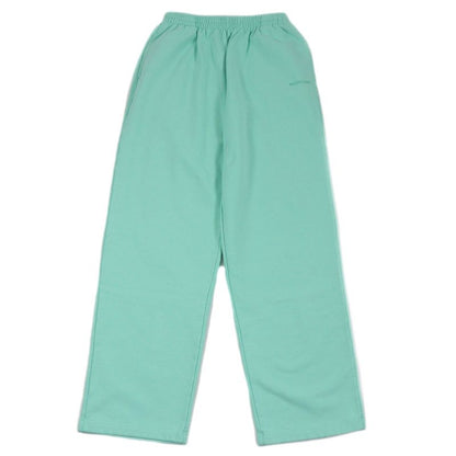 Balenciaga 21AW 674594 Cotton Wardrobe Unifit Logo Embroidery Jogger Pants