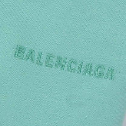 Balenciaga 21AW 674594 Cotton Wardrobe Unifit Logo Embroidery Jogger Pants