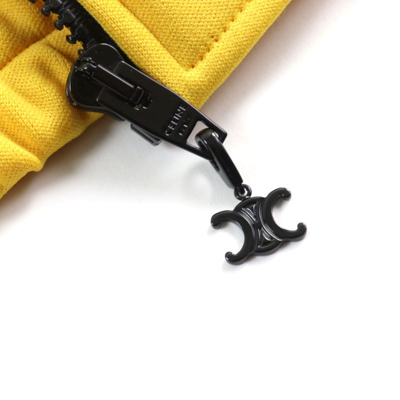 Celine 2y8311210 Logo Print Triomphe Zip With Snap Buttons Blouson Track Jacket